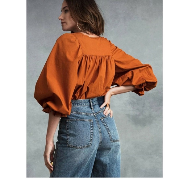 HAPPY X NATURE Kate Hudson Juliet Blouse Small - Picture 4 of 7